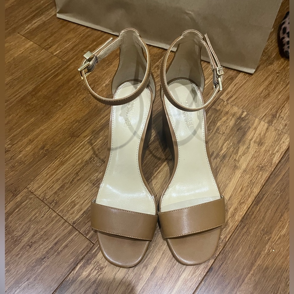 Michael Kors Brown Wedges